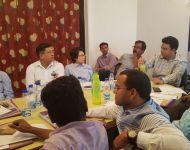 One of the participants getting his doubt clarified from the Speaker during the RSFTM Training program - 30 Apr to 04 May 2018